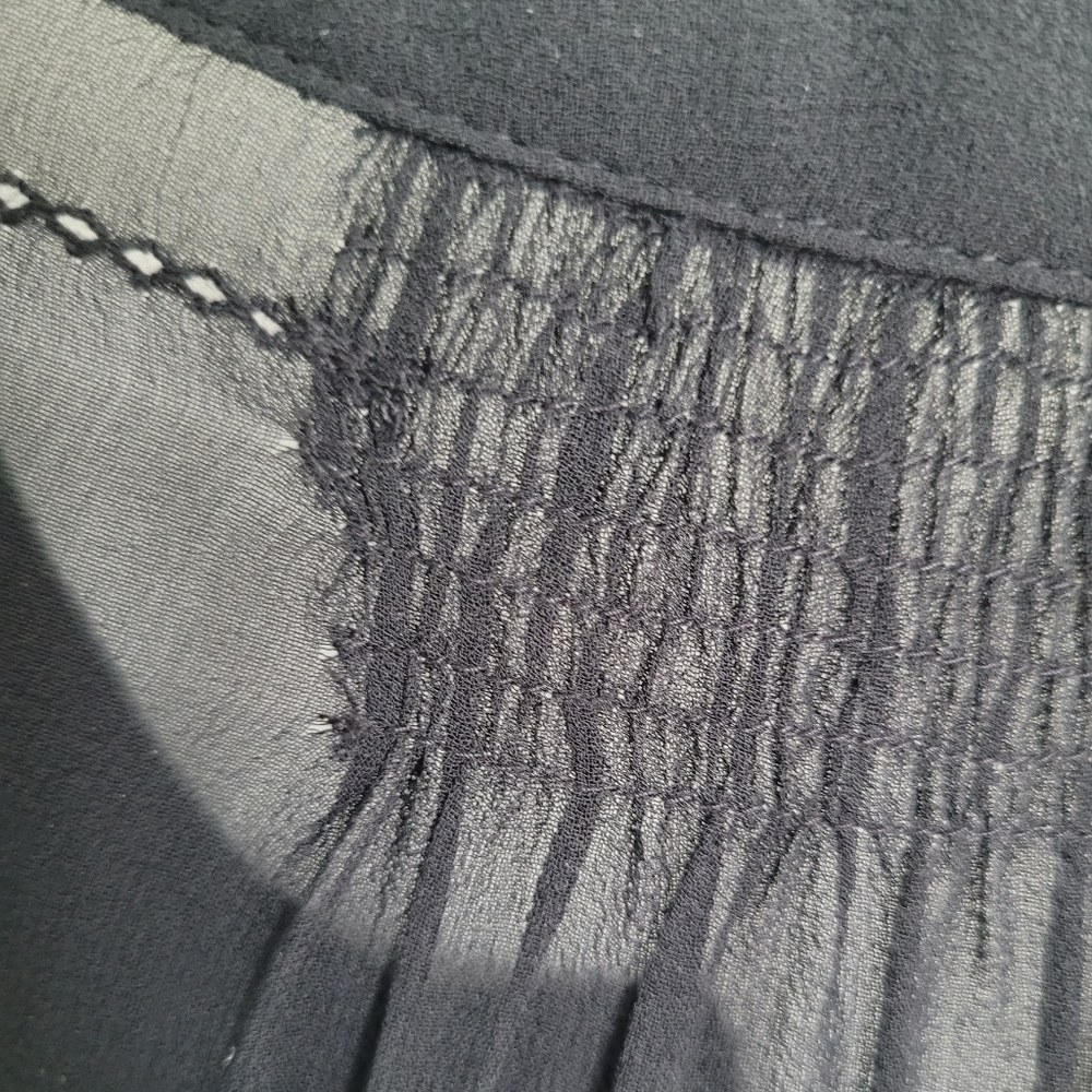Temperly London Black Sheer Dress, Size 8 - Picture 16 of 16